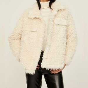 Love, Whit by Whitney Port Cream Sherpa Jacket